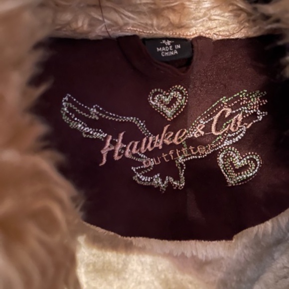 HAWKE & CO. FAUX SHEARLING WINTER COAT XL - Picture 5 of 5